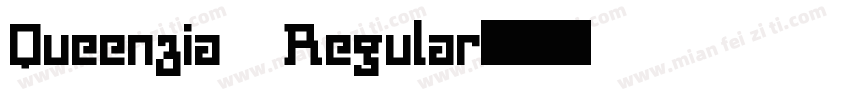 Queenzia Regular字体转换